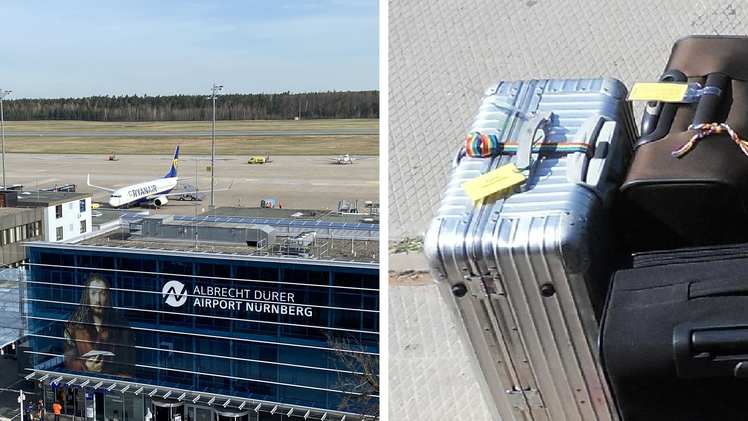 Nürnberg: Koffer kommen am Ende des Urlaubs an - Urlauberin erlebt Zitterpartie in Rhodos