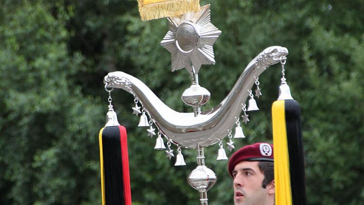 Impressionen vom Gelöbnis ziviler Mitarbeiter in der Rhön-Kaserne Wildflecken (23. Juli 2015) Foto: Ulrike Müller