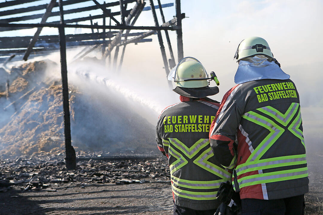Scheune im Kreis Lichtenfels brennt komplett nieder
