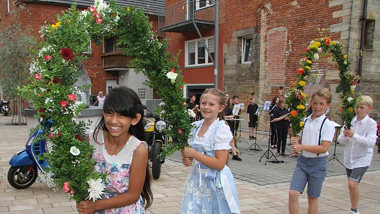 Impressionen vom Jury-Rundgang in Thurnau.