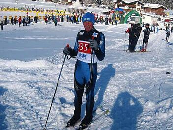 Der Rugendorfer Anton Wartha kehrt mit einer Bronzemedaille von der Skilanglauf-WM der Senioren in Tirol zurück. Foto: privat