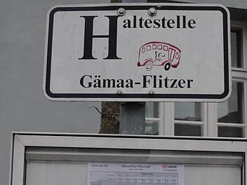 Der Rufbus"Gämaa-Flitzer" kommt der Marktgemeinde Hirschaid jährlich teuer zu stehen. Foto: Andrea Spörlein