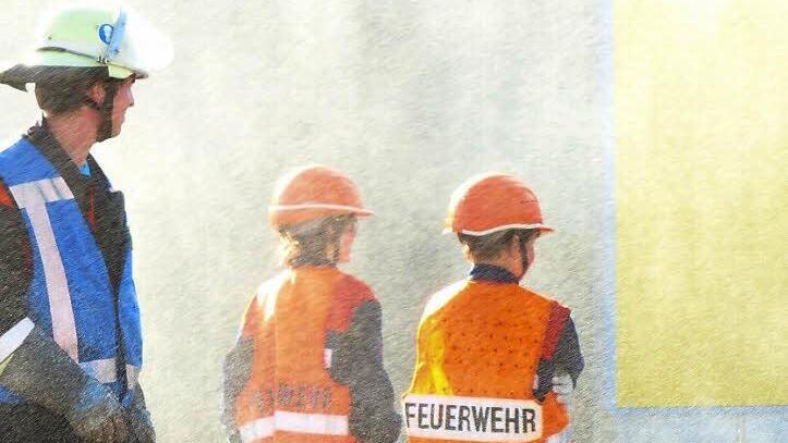 Dieses Foto entstand bei der Jugendfeuerwehrgroßübung mit Löschangriff. Foto: Markus Krehan