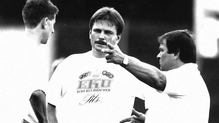 Bernd Bayer und Trainer Rudi EckSSV KasendorfFoto: BR-Archiv