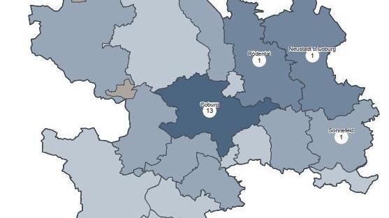 13 Frauenärzte in der Stadt, drei im Landkreis. Nach der Grafik der Kassenärztlichen Vereinigung Bayern ist die Region überversorgt.