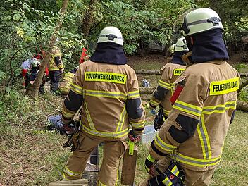 Bayreuth: Feuerwehr rettet Person nach Baum-Unfall - und rückt zu mehreren Bränden aus
