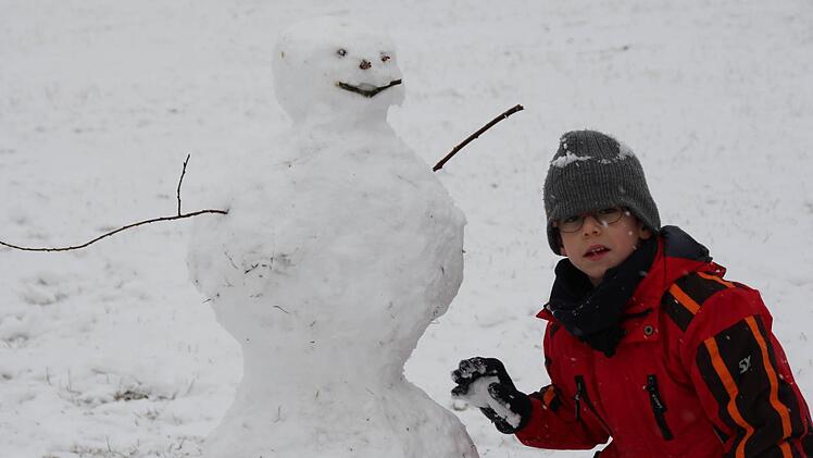 Wintereinbruch in Höchstadt. Foto: Andreas Dorsch