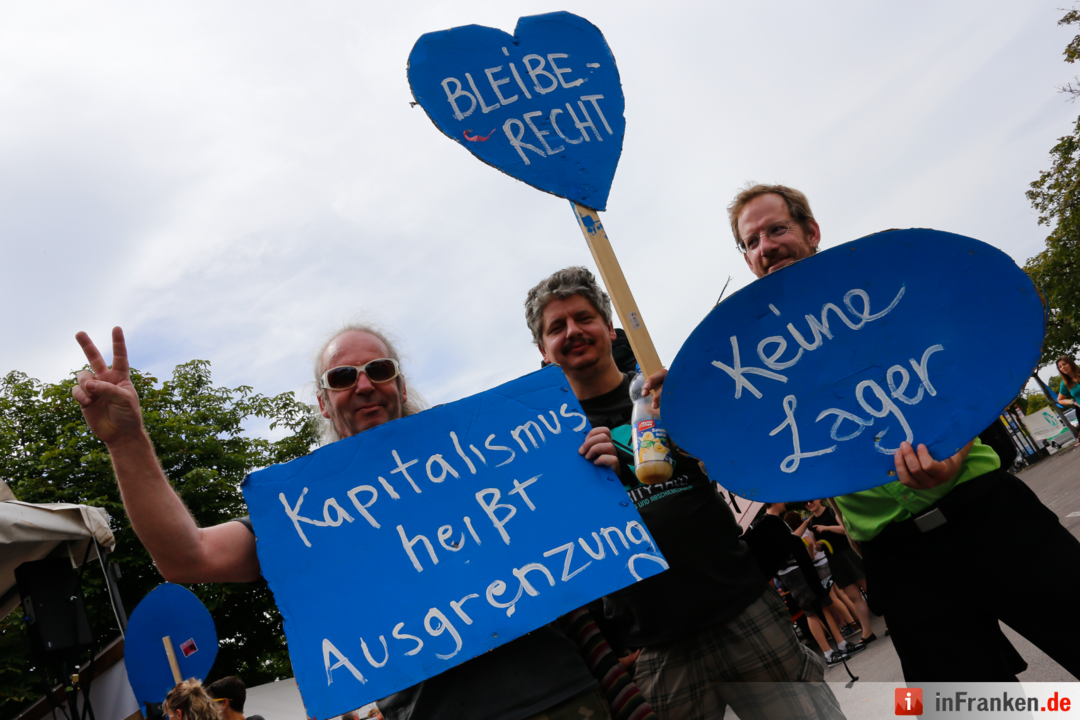 Kundgebung vor ARE in Bamberg II