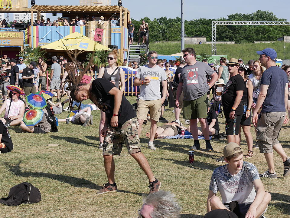 Bestes Wetter und super Stimmung am ersten RIP Tag.
