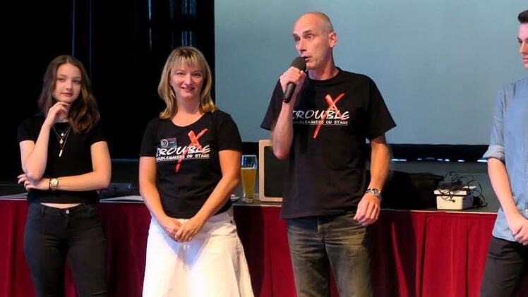 Alle Musiker freuen sich auf heute Abend.