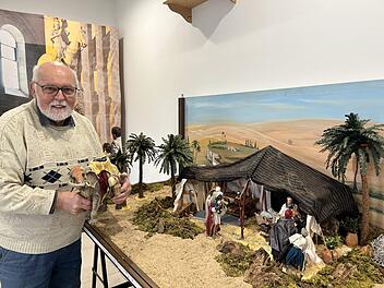 Bamberger Krippenbaumeister stellt besondere Szene vor