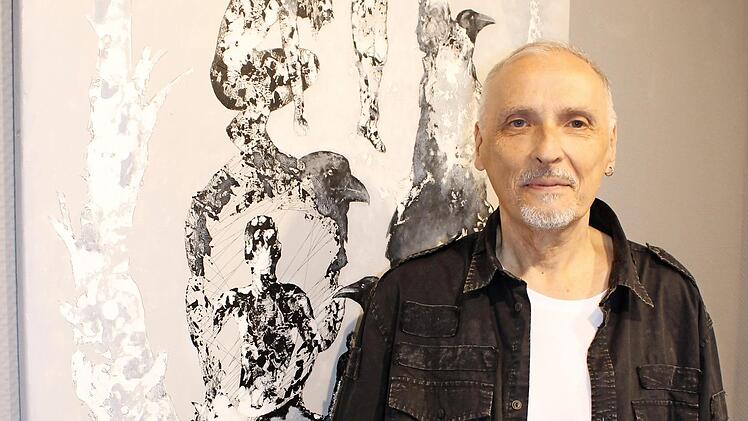 Gerhard Klarmann vor einem seiner Werke Foto: Nadine N&uuml;sslein