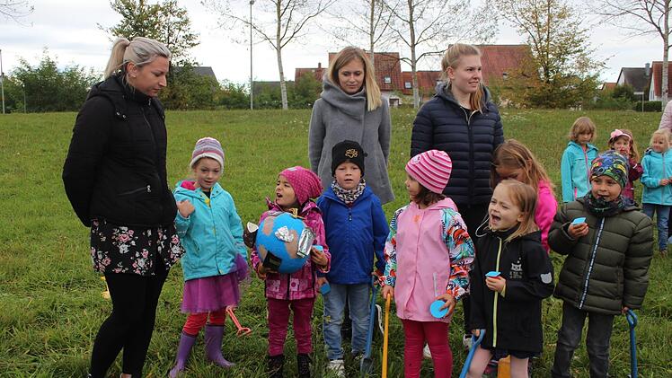 Gegen Müll in der Natur: Die Aktion des Kindergartens Kunterbunt.