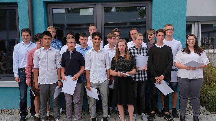 Abschlussfeier an der Hammelburger Mittelschule.Gerd Schaar