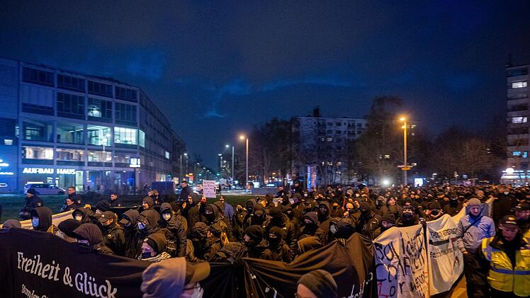 RAF-Solidarit&auml;ts-Demo in Berlin