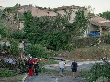Unwetter in Frankreich - Tornado
