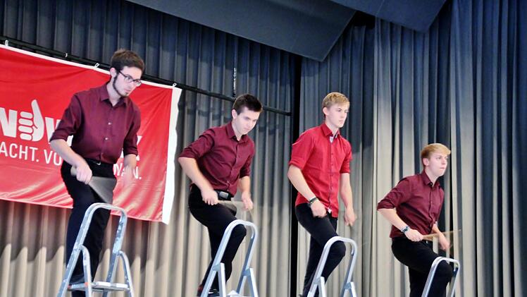 Musik von KissPercussiva. Foto: Werner Vogel