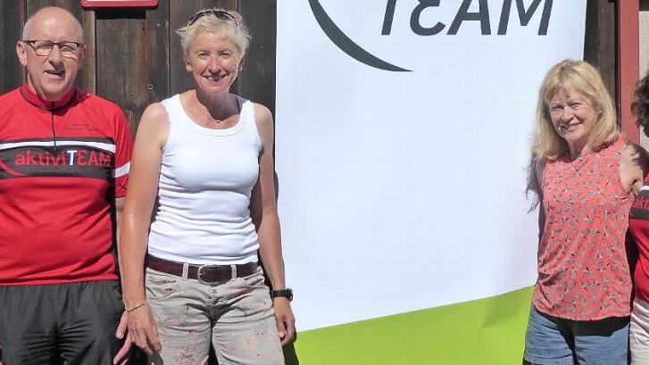 Das aktiviTeam wird von ihnen unterstützt. Unser Bild zeigt (von rechts) Claudia Voigt, Ellen Wessinghage, Petra Behle und Rainer Voigt. Foto: privat