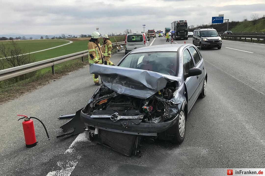 Unfall auf der A9 bei Münchberg – Verursacher geflüchtet