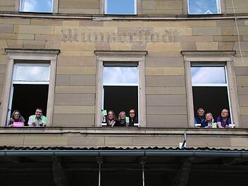 Der Münnerstädter Bahnhof ist fest in der Hand von Künstlern. Dass Projekt  "else!2" startet am Samstag, 28. April mit der Eröffnung der Ausstellung "abgefahren!". Thomas Malz