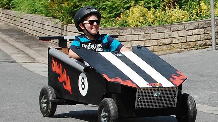 Furchtlos: Joshua Rosenzweig im "Speed-Fighter". Foto: Andreas Welz