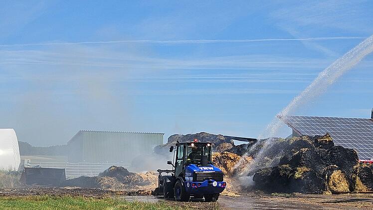 Feuer bei Biogasanlage Kairlindach
