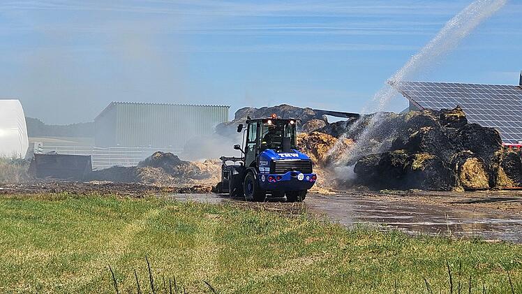 Feuer bei Biogasanlage Kairlindach