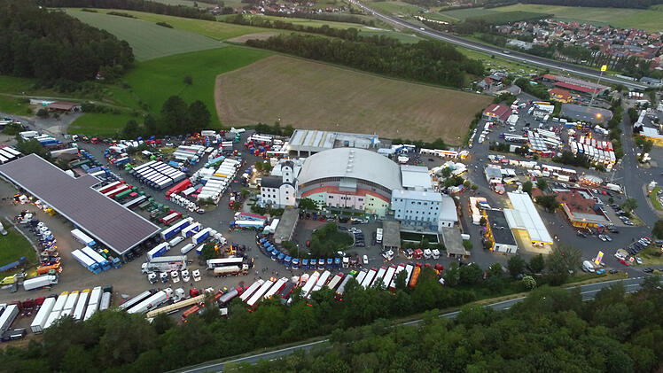 Autohof Strohofer an der A3 bei Geiselwind