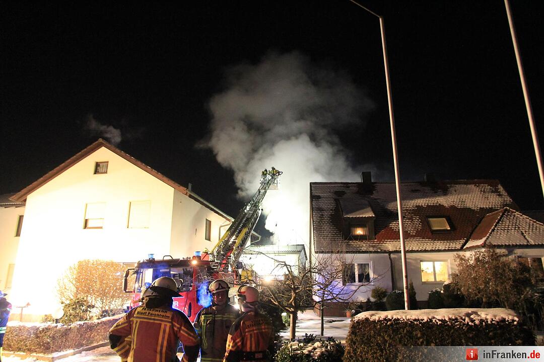 Feuer in Schreinerei in Heroldsbach