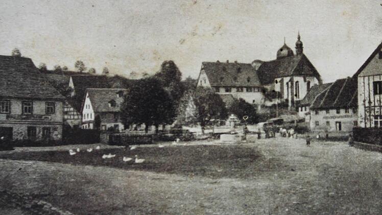 Marktplatz 1914. Repro: Carmen Schwind