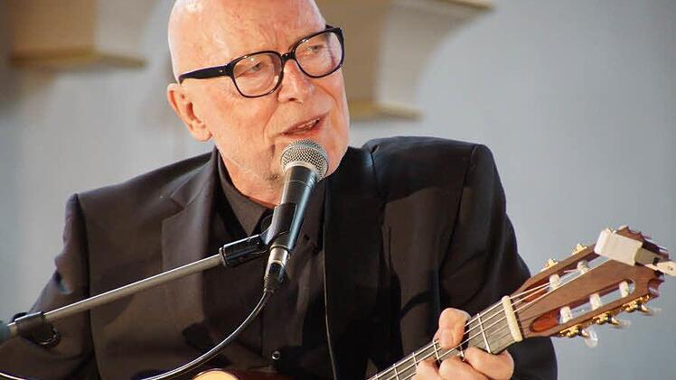 Siegfried Fietz war schon zum dritten Mal in Großwenkheim zu Gast. Foto: Anton Then
