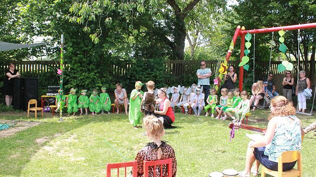 Kindergartenfest in Poppenroth  Foto: Wimmel
