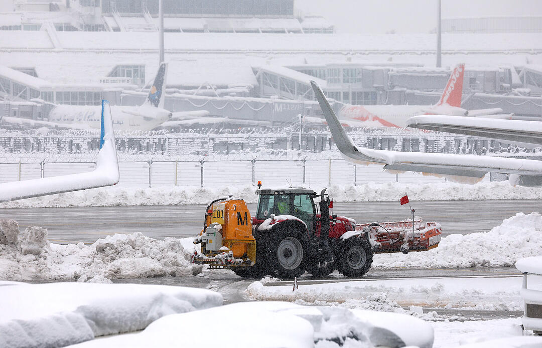 Wintereinbruch in Süddeutschland - München
