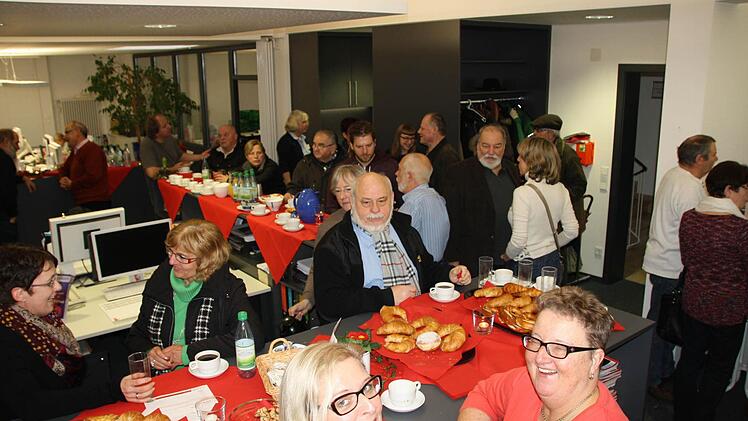 Eindrücke vom Redaktionsfrühstück der Saale-Zeitung. Foto: Ralf Ruppert