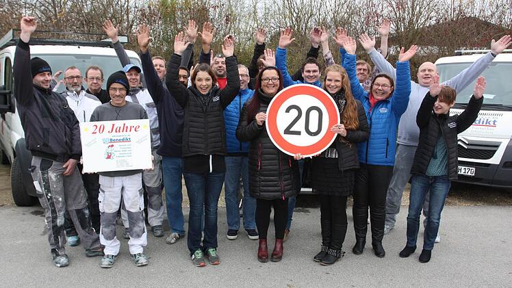 Wir gratulieren unserem Chef ganz herzlich zum 20. Jubiläum! Fotos: Beck/privat