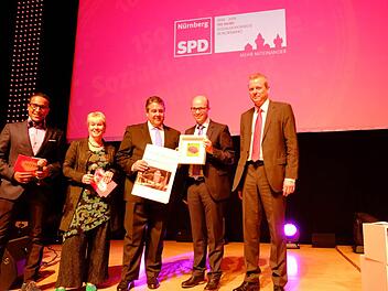 Nürnberger SPD feiert 150. Geburtstag - Parteichef Gabriel gratuliert Foto: Nikolas Pelke