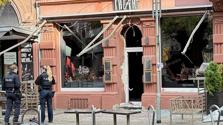 Explosionen in Frankfurt