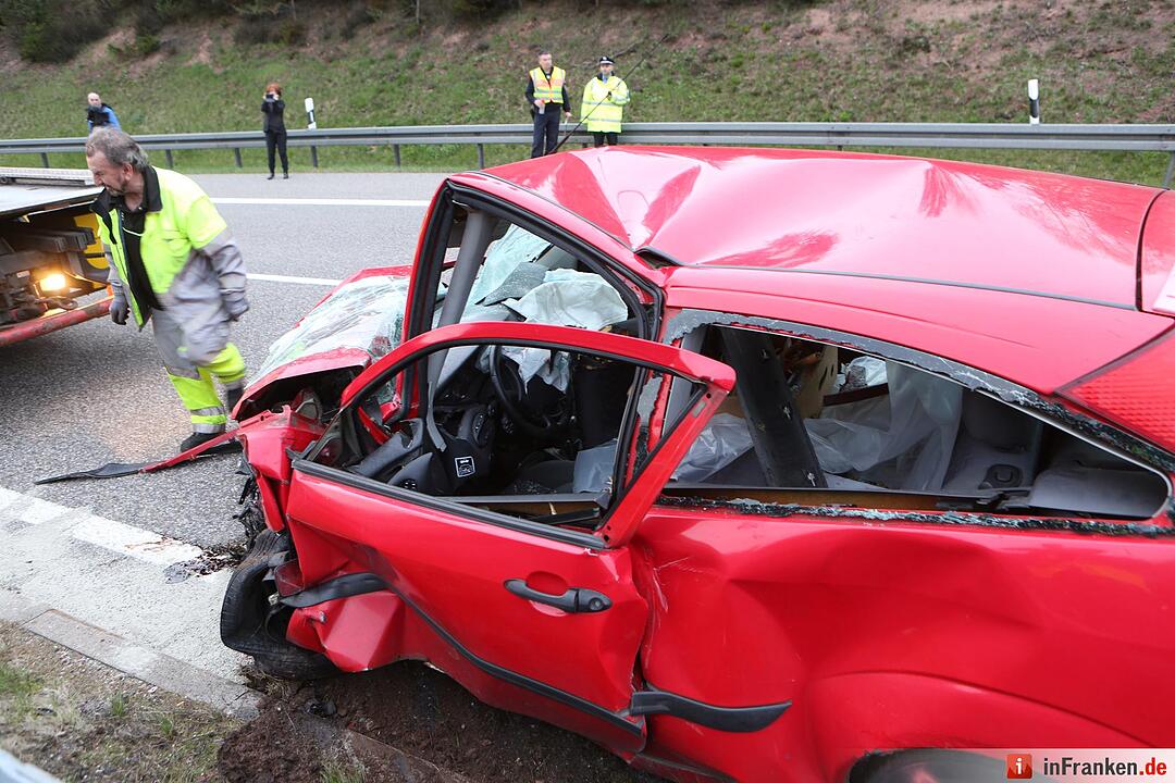 Geisterfahrer-Unfall auf der A73