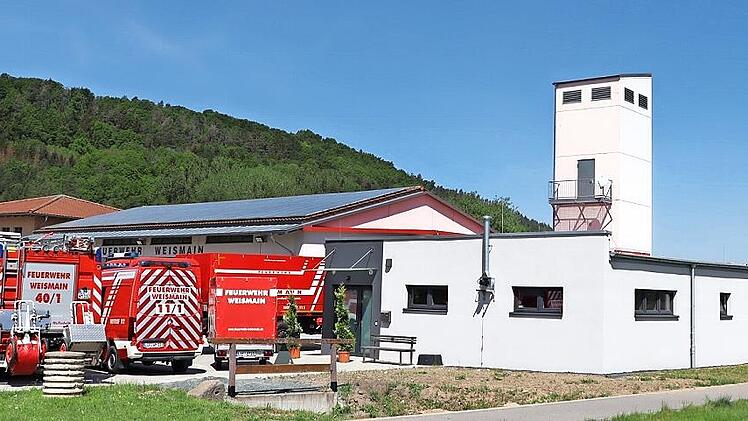 Gut integriert wurde der Anbau in das bestehende Feuerwehrhaus.