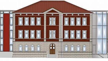 So soll das VHS-Haus nach der Generalsanierung aussehen, die Entwurfsplanung stellte Vorsitzende Angela Hofmann in der Mitgliederversammlung vor.