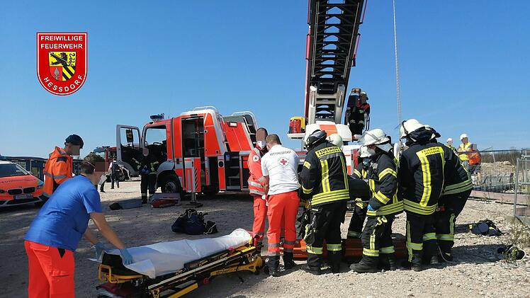 Arbeitsunfall bei Heßdorf