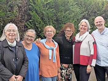Ursula Vogel-M&uuml;ller, Christiane M&uuml;ller-Kinzel, Vera Gies, Anita Gu&eacute;rin, Barbara Wiedorn und Klaus Wiedorn.