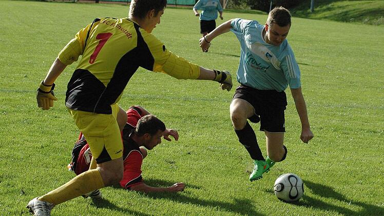Szene vom Spiel SG Poppenroth/Lauter II - FC Fuchsstadt II.