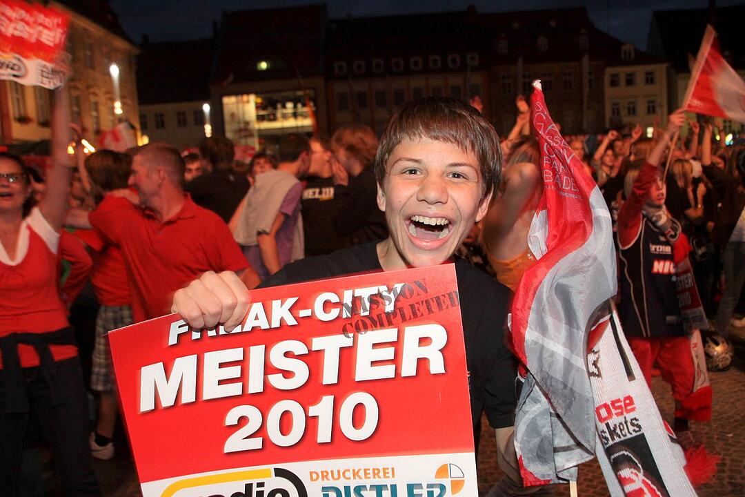 Meisterfeier Brose Baskets Bamberg Maxplatz