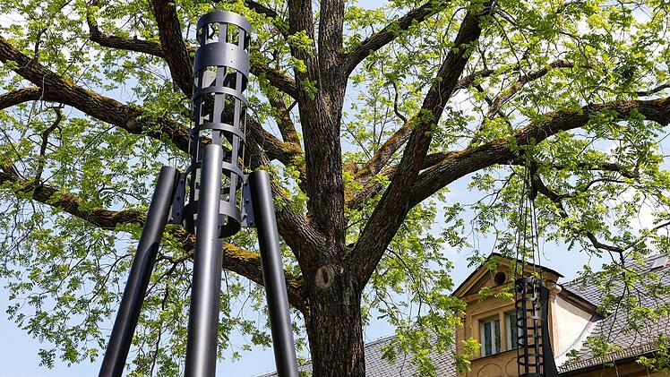 Eröffnung der Großplastikenausstellung von Rui Chafes in Bamberg am 12. Mai 2018. Foto: Matthias Hoch
