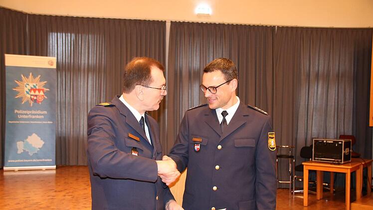 Eindrücke von der Einführung des neuen Chefs der der Hammelburger Polizei. Foto: Ralf Ruppert