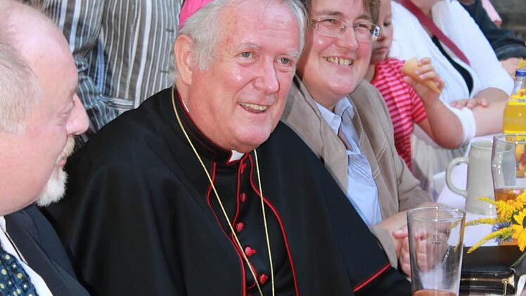 Dem Bischof gefiel's inmitten der Eberner.