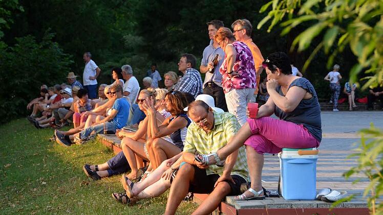 Festival-Atmospräre im Luitpoldpark. Foto: Peter Rauch