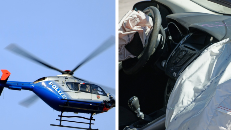 Es wurde ein Polizeihubschrauber zur Unterst&uuml;tzung des Einsatzes angefordert.