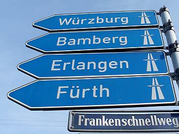 Rund um den Frankenschnellweg soll es eine Umweltverträglichkeitsprüfung geben, enstchied der Europäische Gerichtshof (EuGh) in Luxemburg. Foto: Foto: Daniel Karmann/dpa